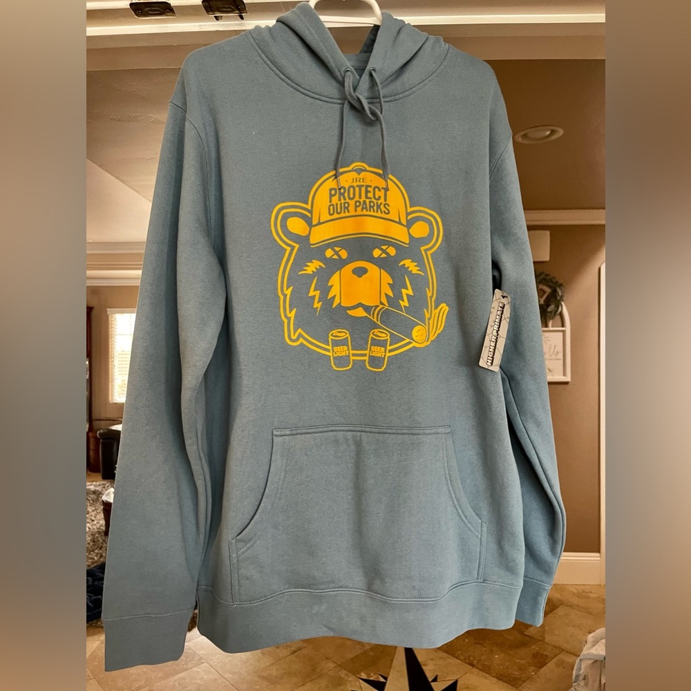 JOE ROGAN EXPERIENCE HOODIE protect our parks men’s L